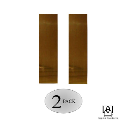 Traditional Door Push Plates - Multiple Finish & Size Options