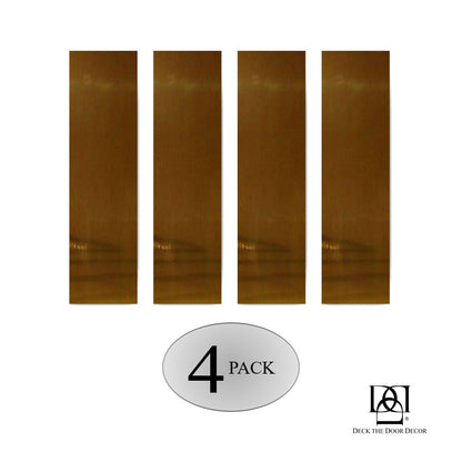 Traditional Door Push Plates - Multiple Finish & Size Options