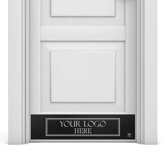 Custom Business Logo Engraved Kick Plate