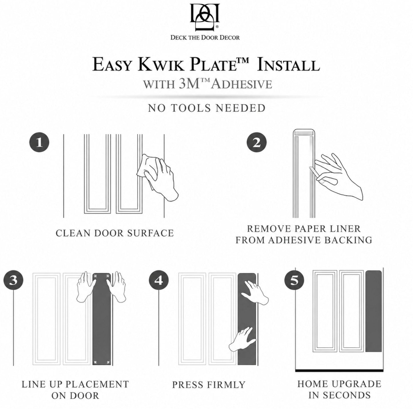Paw Print Engraved Dog Scratch Protection Plate – Premium Door Guard