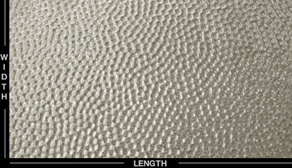 Artisan Embossed Hammered Door Kick Plates - Multiple Finish & Size Options