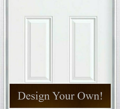 Custom Engraved Door Kick Plate — Personalized Aluminum Door Protection