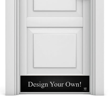 Custom Engraved Door Kick Plate — Personalized Aluminum Door Protection