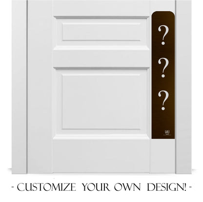 Custom Engraved Dog Scratch Protection Door Plate – Personalized Protection