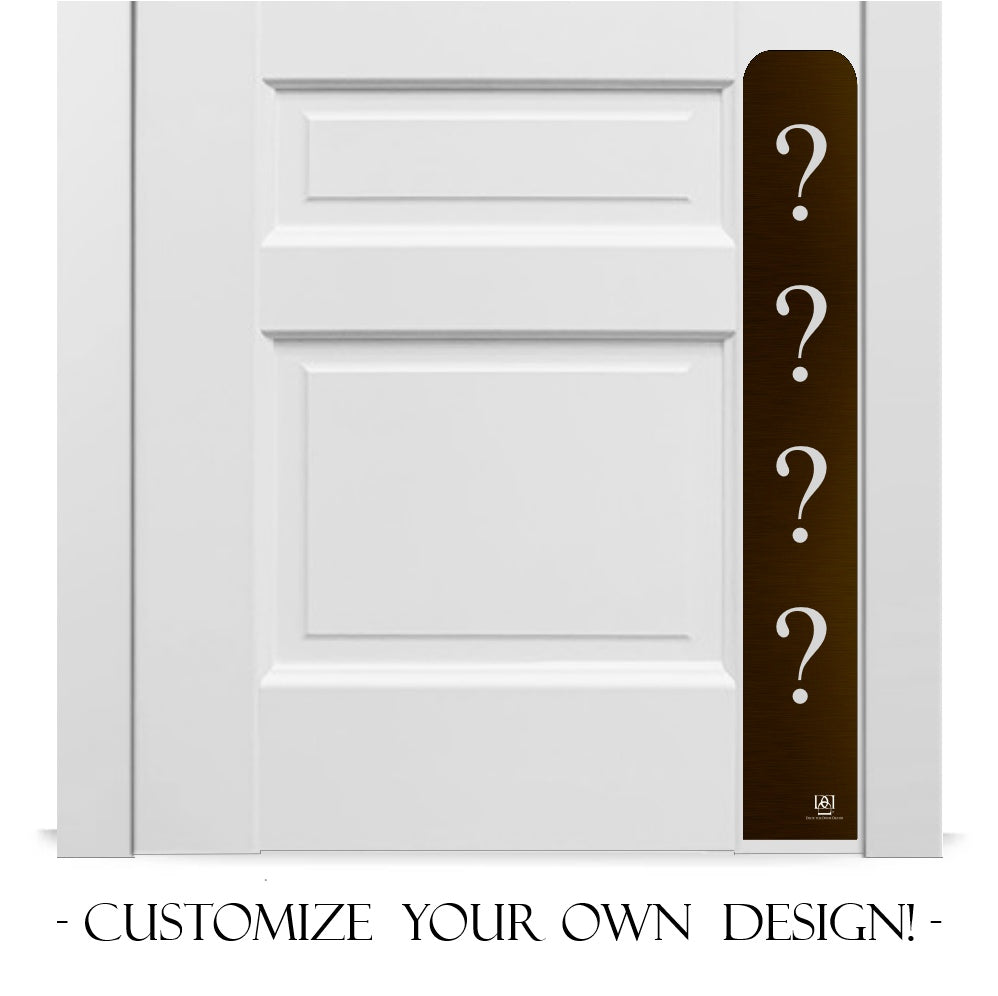 Custom Engraved Dog Scratch Protection Door Plate – Personalized Protection