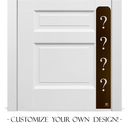 Custom Engraved Dog Scratch Protection Door Plate – Personalized Protection