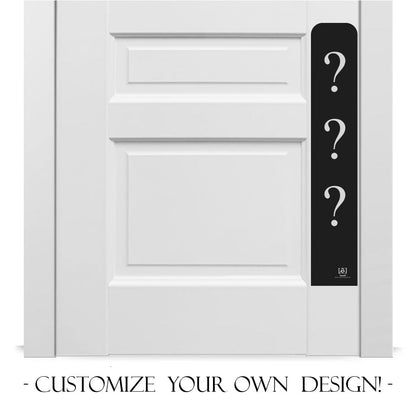 Custom Engraved Dog Scratch Protection Door Plate – Personalized Protection