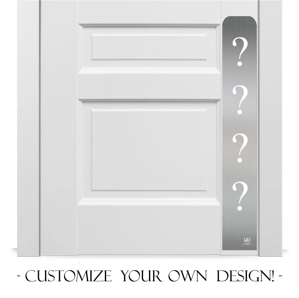 Custom Engraved Dog Scratch Protection Door Plate – Personalized Protection