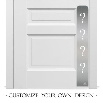Custom Engraved Dog Scratch Protection Door Plate – Personalized Protection