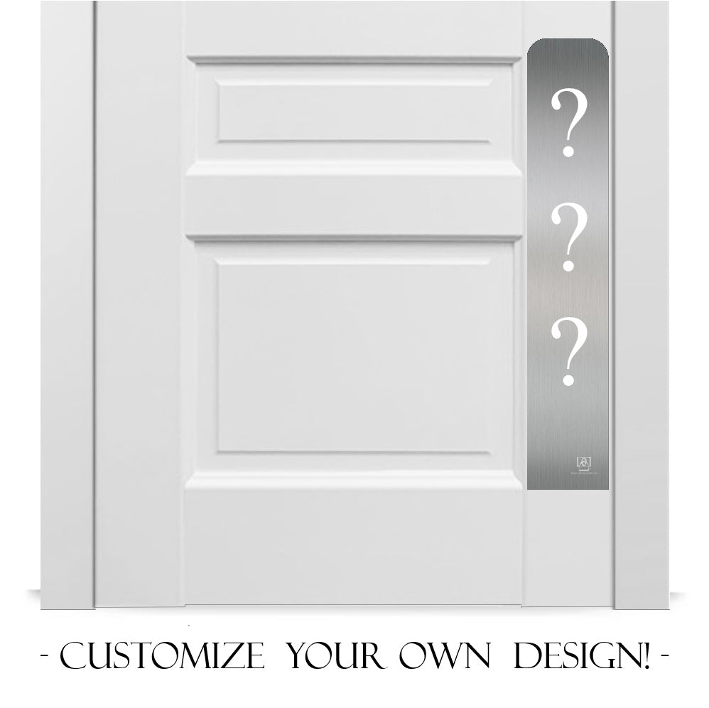 Custom Engraved Dog Scratch Protection Door Plate – Personalized Protection