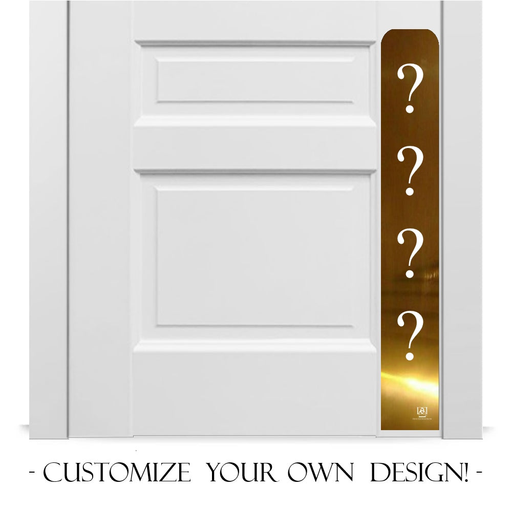 Custom Engraved Dog Scratch Protection Door Plate – Personalized Protection