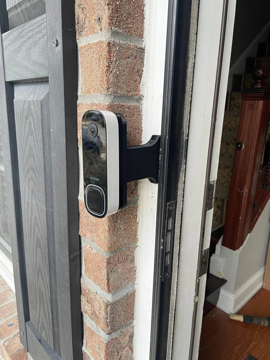 Wyze V2 Doorbell Doorbell Brick Extension - 9/16in Narrow Base - Full Offset Extend Over Brick