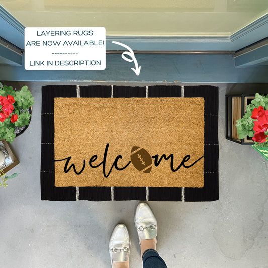Football Coir Doormat