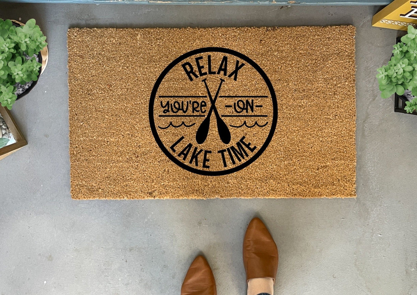 Lake Time Outdoor Doormat