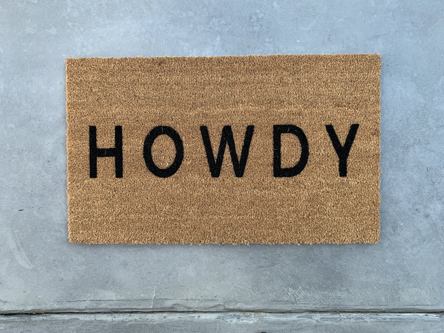 Modern HOWDY Doormat