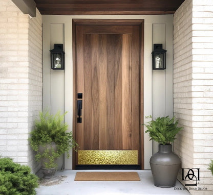 Artisan Embossed Hammered Door Kick Plates - Multiple Finish & Size Options
