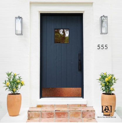 Artisan Embossed Hammered Door Kick Plates - Multiple Finish & Size Options