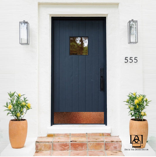 Artisan Embossed Hammered Door Kick Plates - Multiple Finish & Size Options