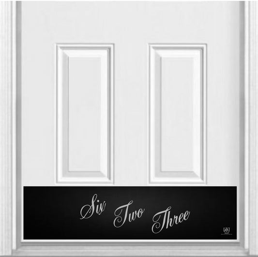 I Love Lucy Home Address Door Kick Plate - Personalized Engraved Decor