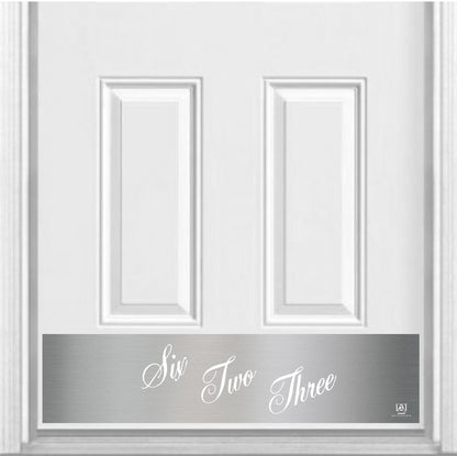 I Love Lucy Home Address Door Kick Plate - Personalized Engraved Decor