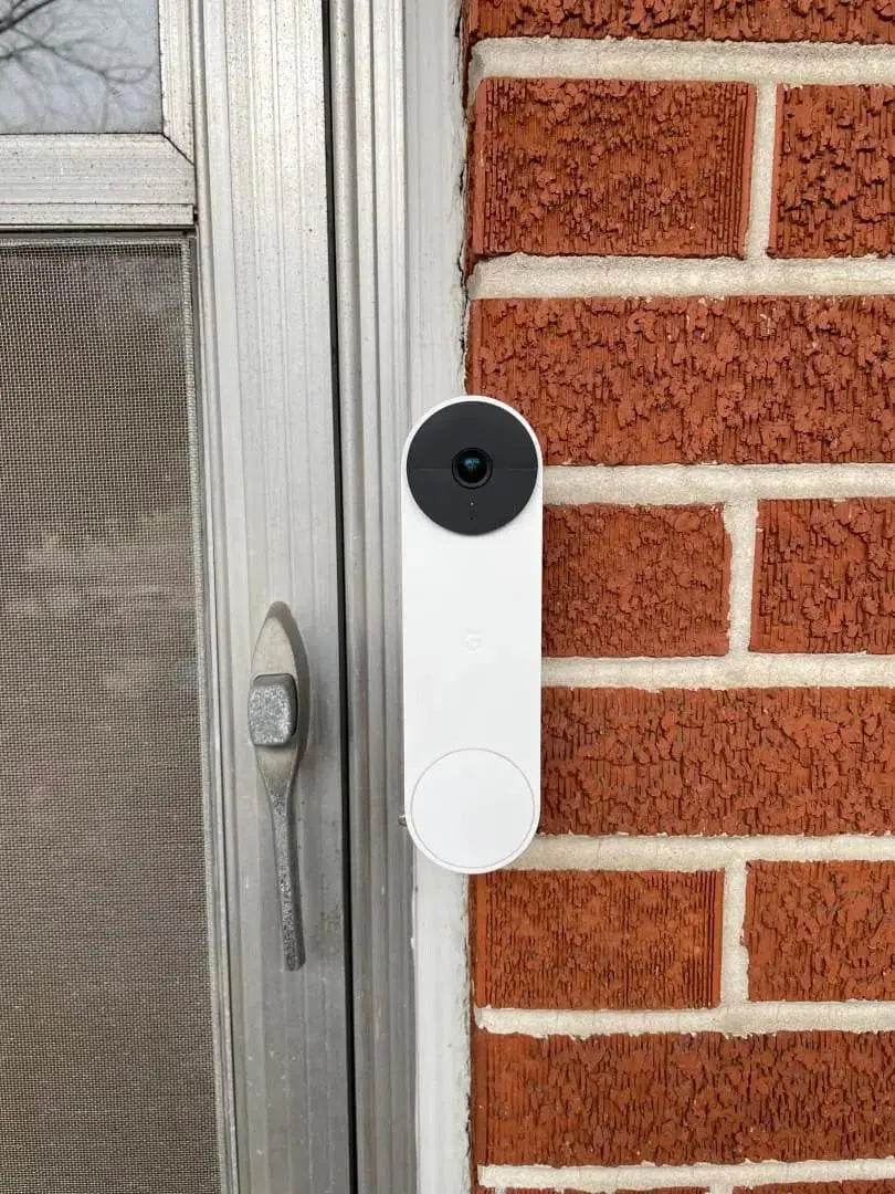 Full Offset Brick Doorbell Extension |for Google Nest Doorbell (Battery/Wireless) | For Slim areas