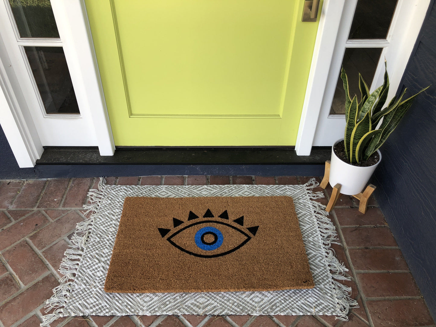 Evil Eye Boho Doormat