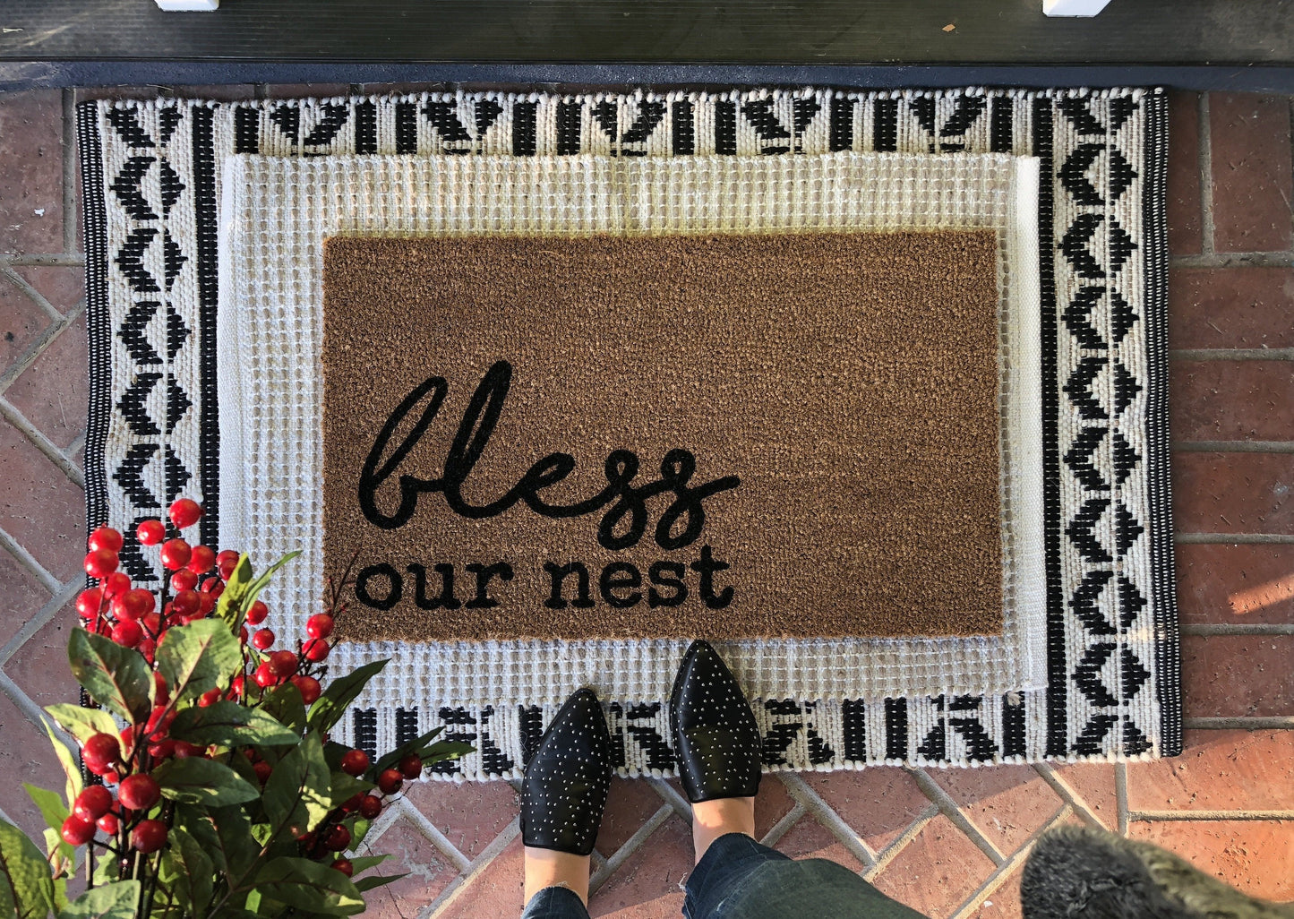 Bless Our Nest Outdoor Doormat