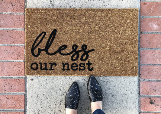 Bless Our Nest Outdoor Doormat