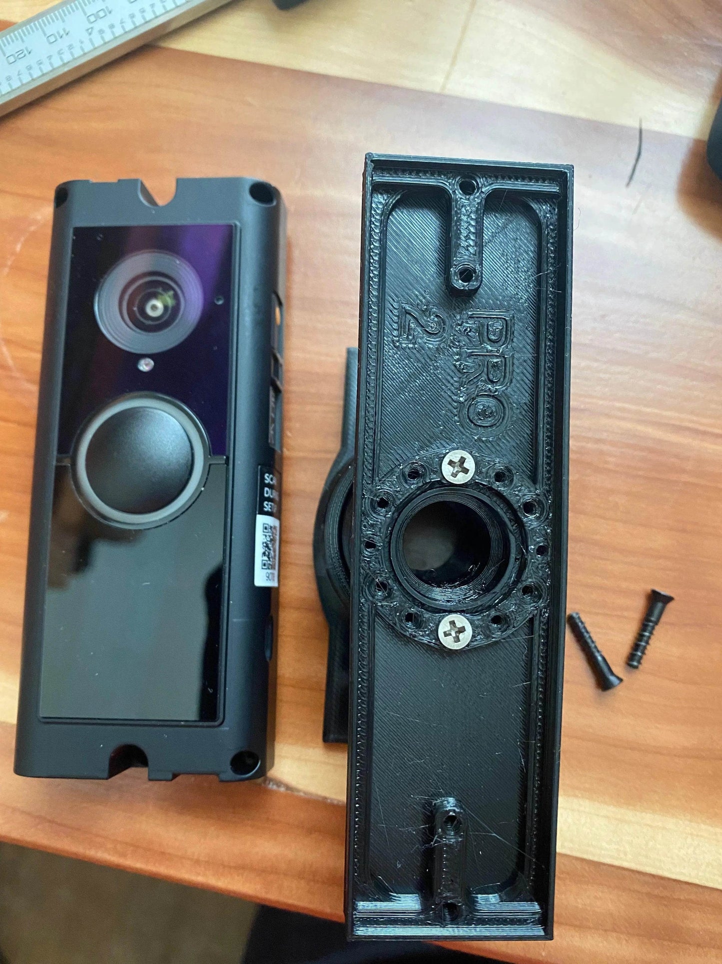 35° Adjustable Swivel Doorbell Bracket | Frontal Angle Doorbell Adjustment - Rotate Horizontal / Vertical