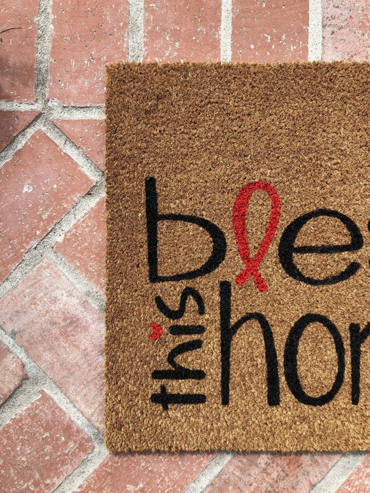 bless this home Religious Doormat