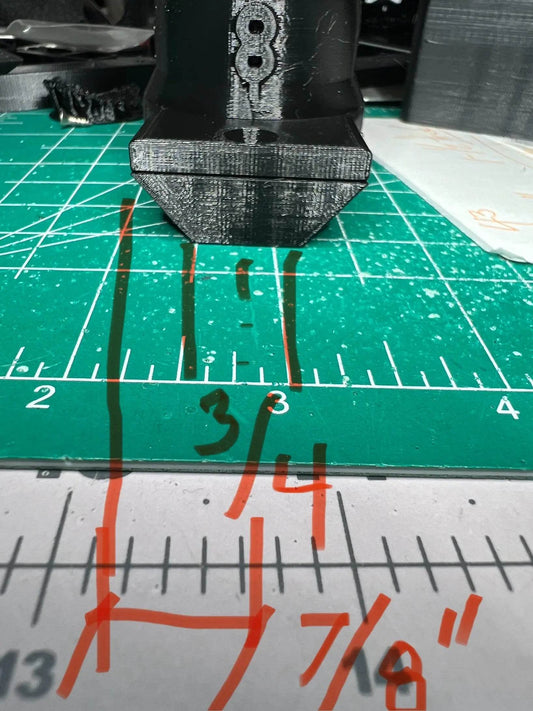 90° Adjustable Swivel Mount | 3/4in Wide Base Adapter Included | Slim Tight Spot Fitting