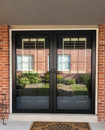 French Double Storm Doors