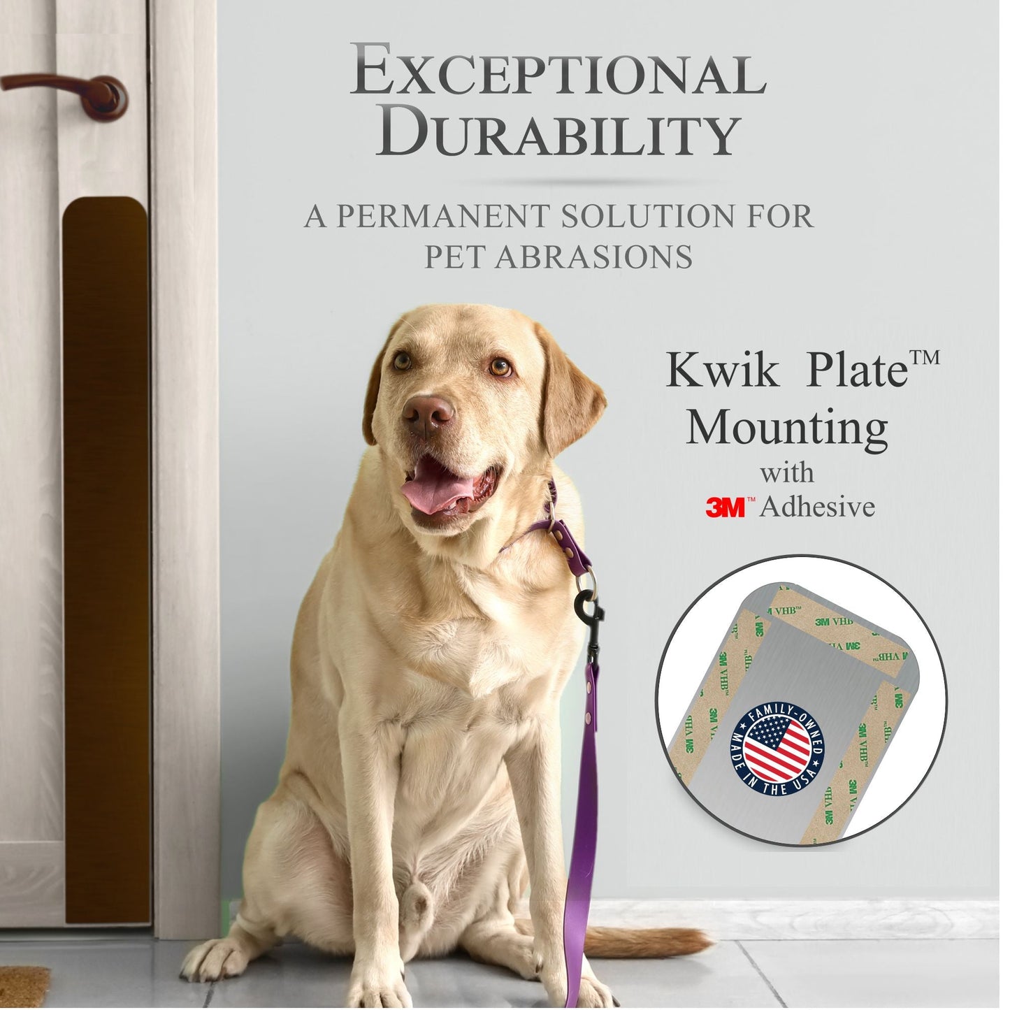 Dog Scratch Protection Door Plate – Premium Pet-Safe Door Guard