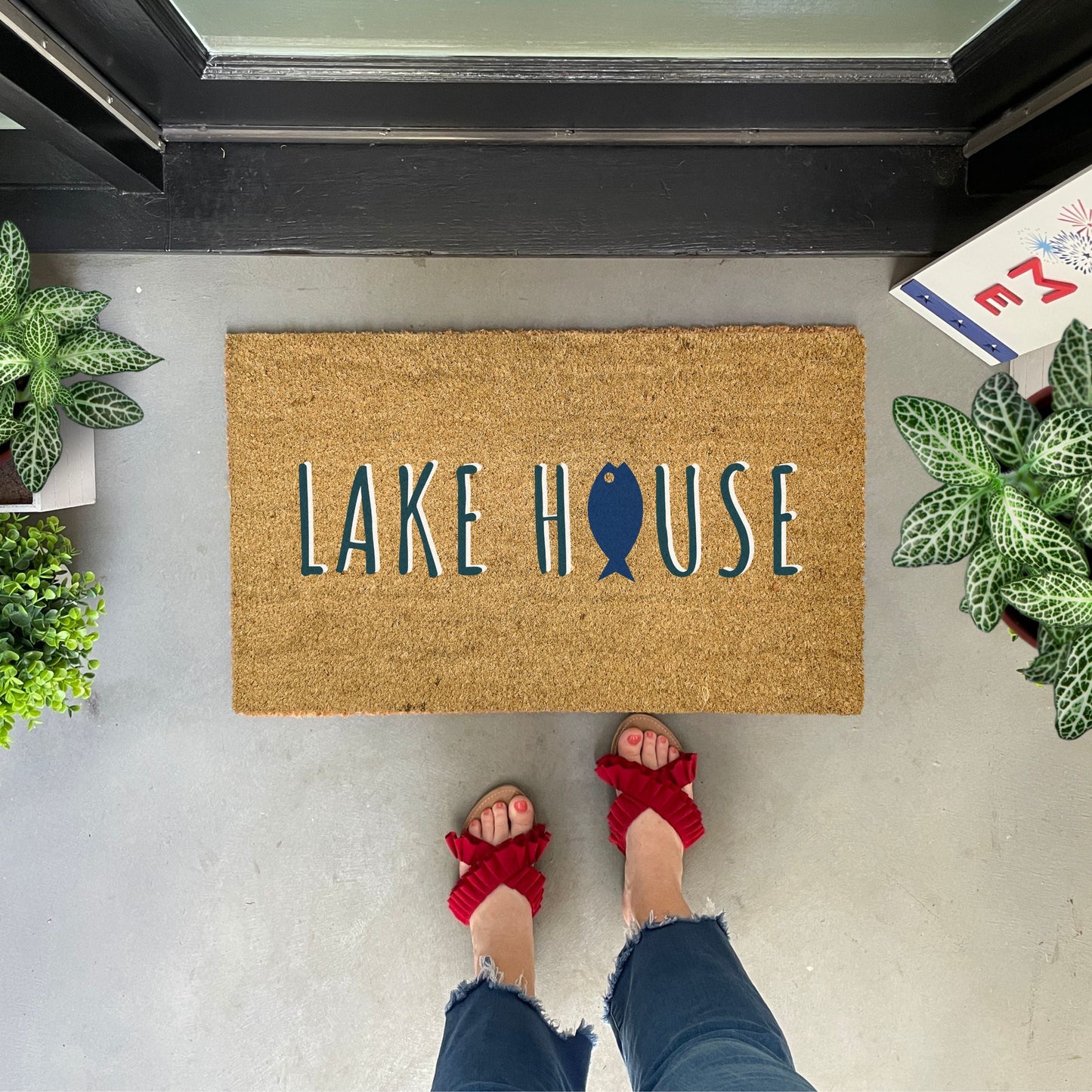 Lake House Outdoor Doormat