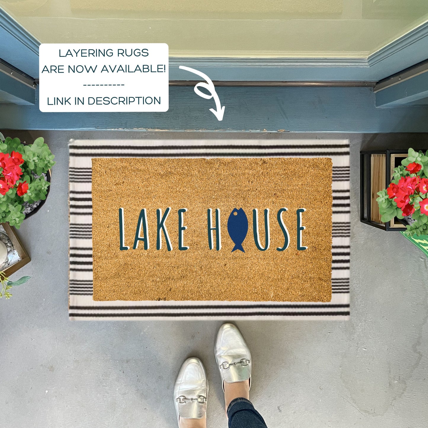 Lake House Outdoor Doormat