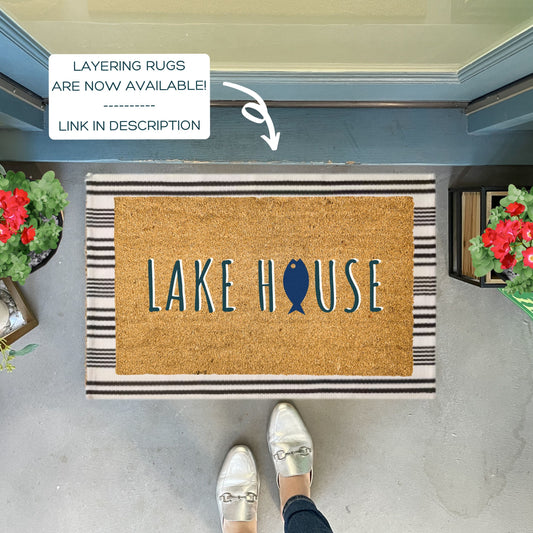 Lake House Outdoor Doormat
