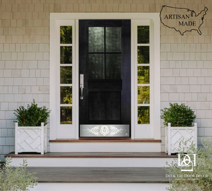 Lion's Den Engraved Door Kick Plate - Majestic Entrance Protection