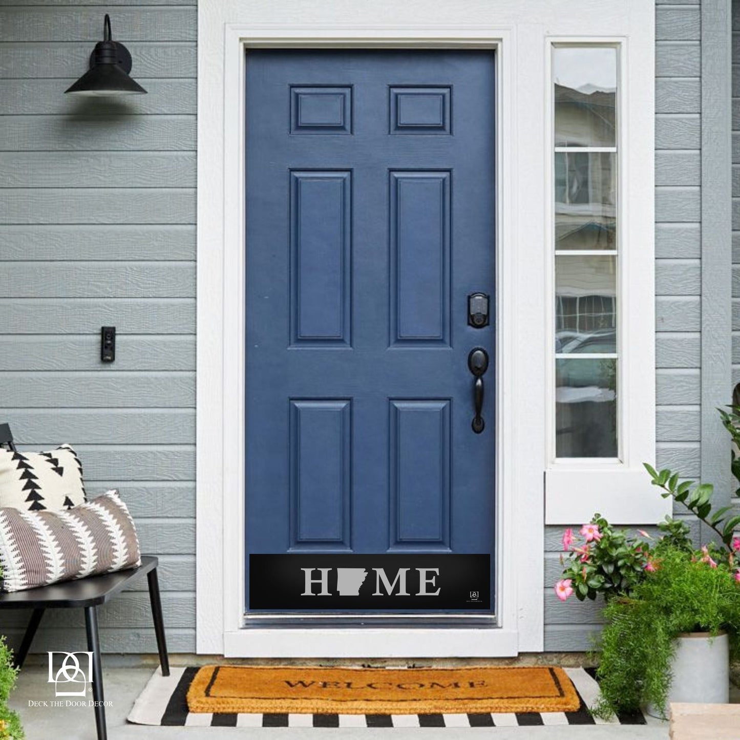 Home State Silhouette Engraved Door Kick Plate – Personalized Door Protection