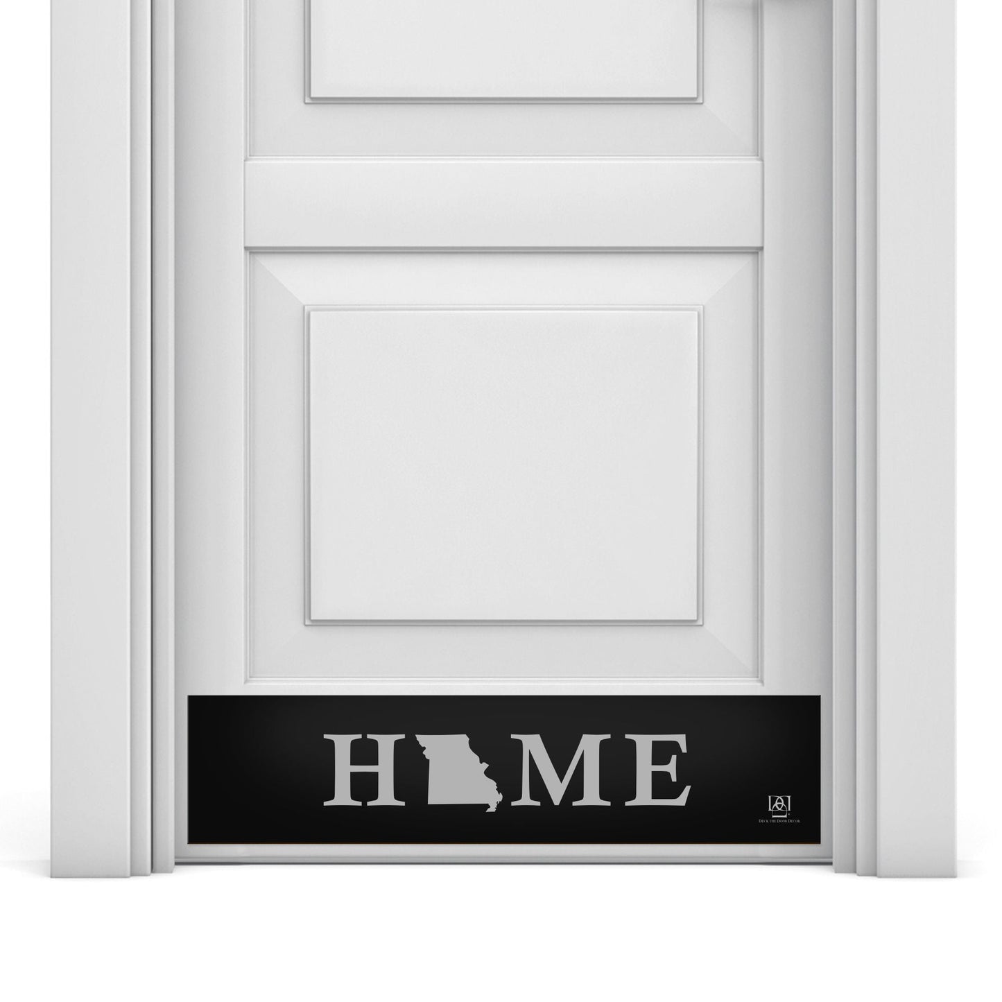 Home State Silhouette Engraved Door Kick Plate – Personalized Door Protection
