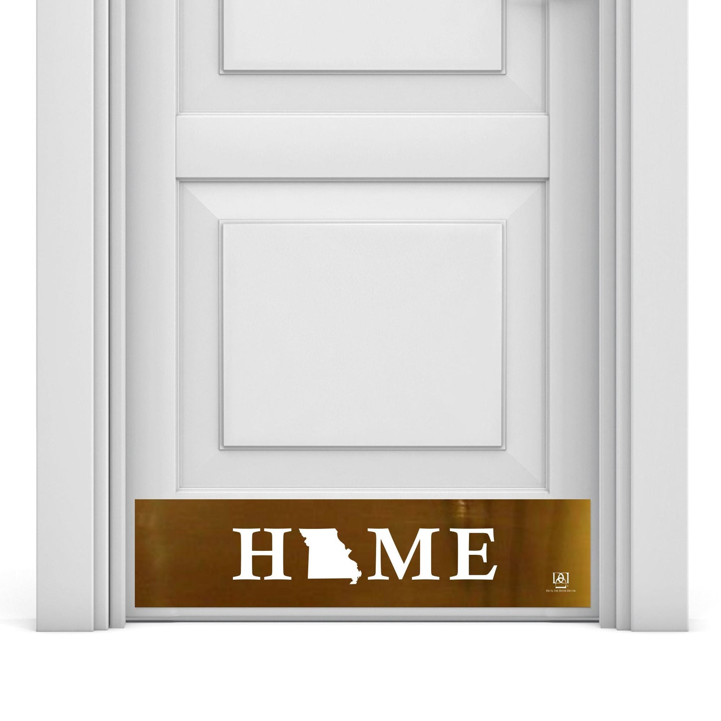 Home State Silhouette Engraved Door Kick Plate – Personalized Door Protection