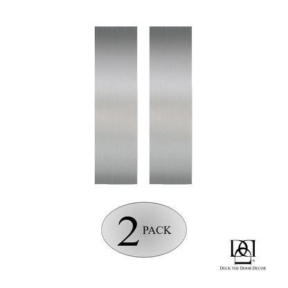 Traditional Door Push Plates - Multiple Finish & Size Options