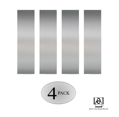Traditional Door Push Plates - Multiple Finish & Size Options
