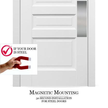 Traditional Door Push Plates - Multiple Finish & Size Options