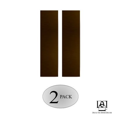 Traditional Door Push Plates - Multiple Finish & Size Options