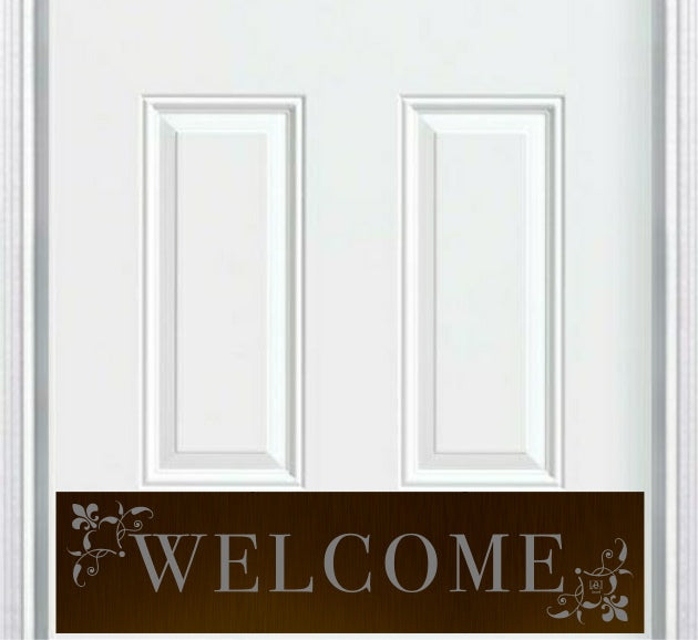 Johnson's Welcome Engraved Door Kick Plate - Premium Entrance Protection