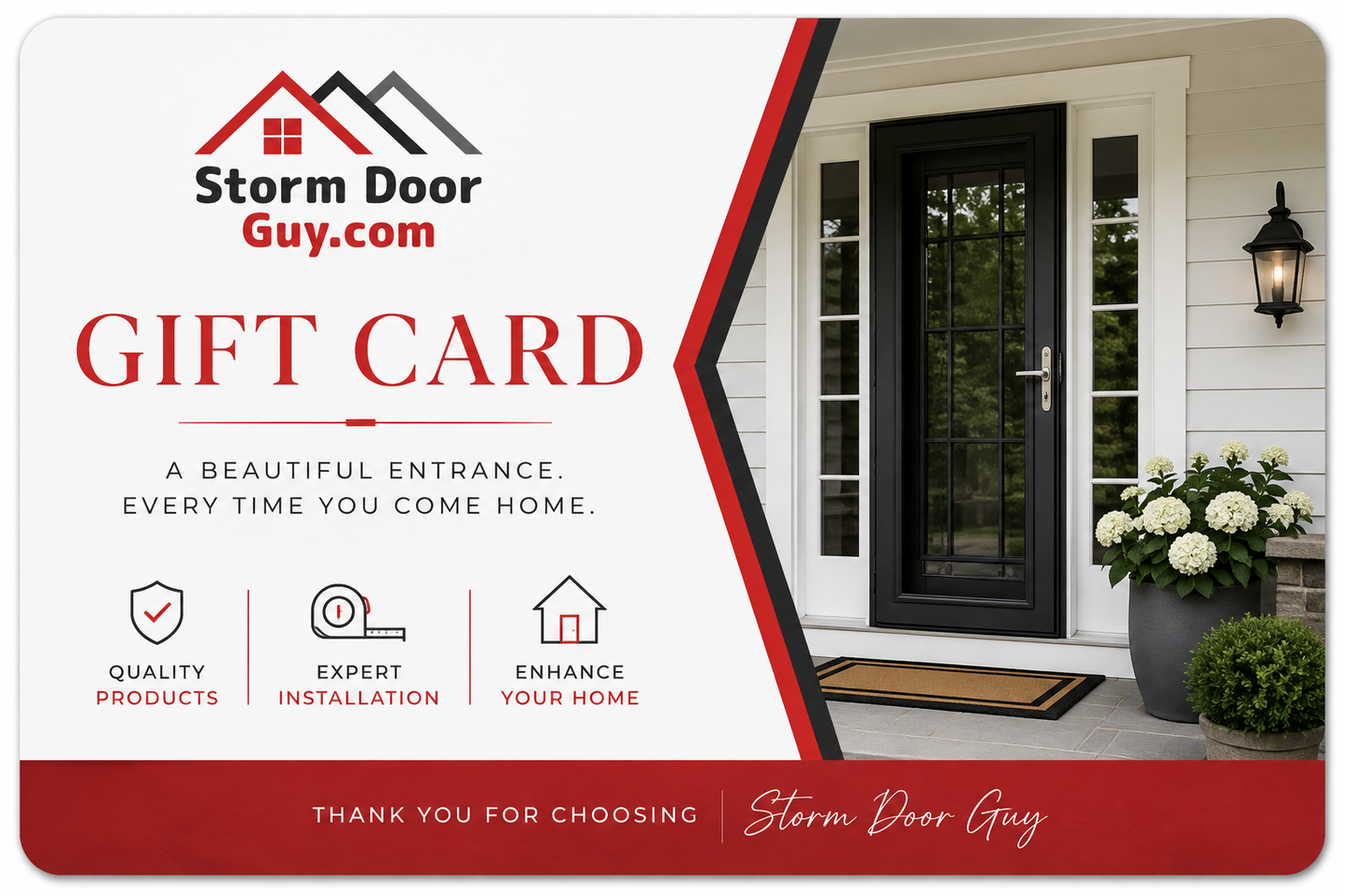 Storm Door Guy Gift Card