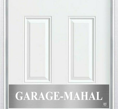 Garage Mahal Engraved Door Kick Plate - Workshop & Garage Entrance Protection