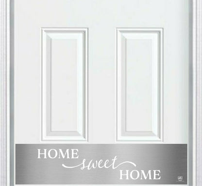 Home Sweet Home Engraved Door Kick Plate - Heartwarming Entrance Protection