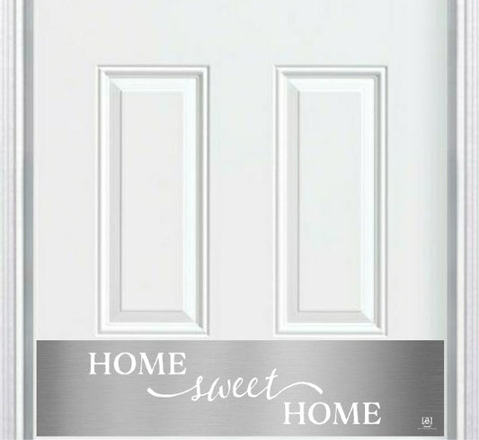Home Sweet Home Engraved Door Kick Plate - Heartwarming Entrance Protection