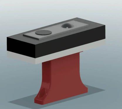 Narrow Doorbell Brick Extension Mount | Blink Doorbell | 9/16in Wide - Full Offset to clear the door